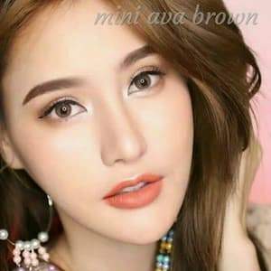 COLORED CONTACTS KITTY MINI AVA BROWN - Lens Beauty Queen