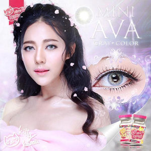 COLORED CONTACTS KITTY MINI AVA GRAY - Lens Beauty Queen