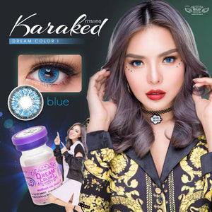 COLORED CONTACTS DREAM COLOR KARAKED BLUE - Lens Beauty Queen