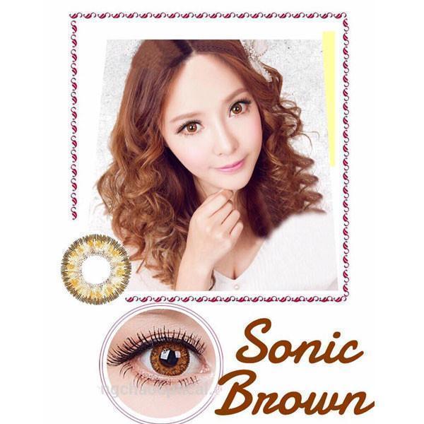 COLORED CONTACTS DREAM COLOR SONIC BROWN - Lens Beauty Queen