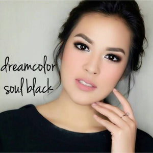 COLORED CONTACTS DREAM COLOR SOUL BLACK - Lens Beauty Queen