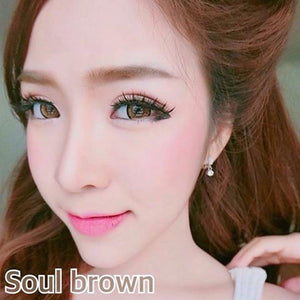 COLORED CONTACTS DREAM COLOR SOUL BROWN - Lens Beauty Queen