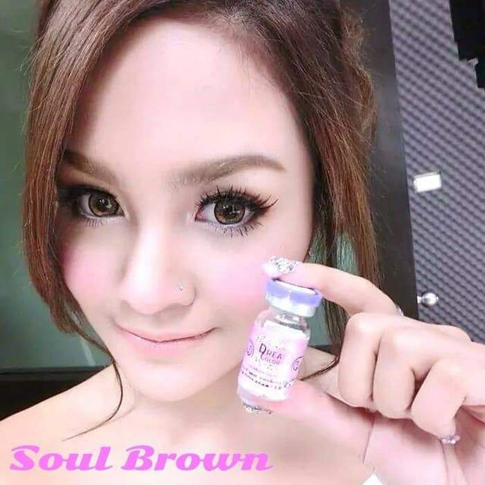 COLORED CONTACTS DREAM COLOR SOUL BROWN - Lens Beauty Queen