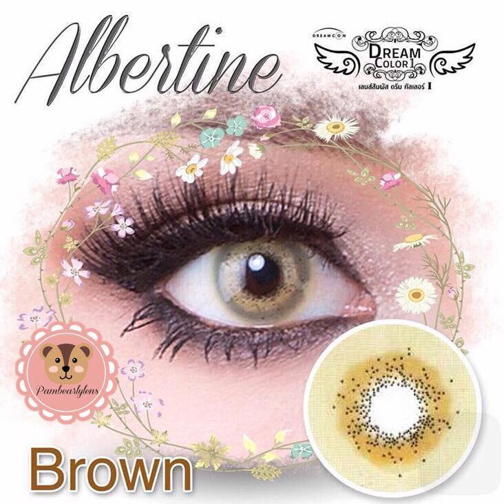 COLORED CONTACTS DREAM COLOR ALBERTINE BROWN - Lens Beauty Queen