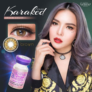 COLORED CONTACTS DREAM COLOR KARAKED BROWN - Lens Beauty Queen
