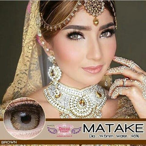 COLORED CONTACTS DREAM COLOR MATAKE BROWN - Lens Beauty Queen