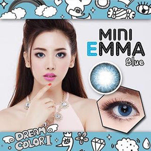 COLORED CONTACTS DREAM COLOR MINI EMMA BLUE - Lens Beauty Queen