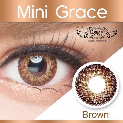 COLORED CONTACTS DREAM COLOR MINI GRACE BROWN - Lens Beauty Queen