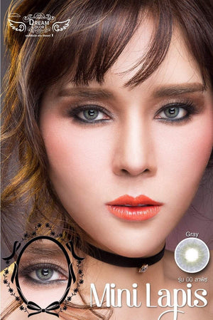 COLORED CONTACTS DREAM COLOR MINI LAPIS GRAY - Lens Beauty Queen