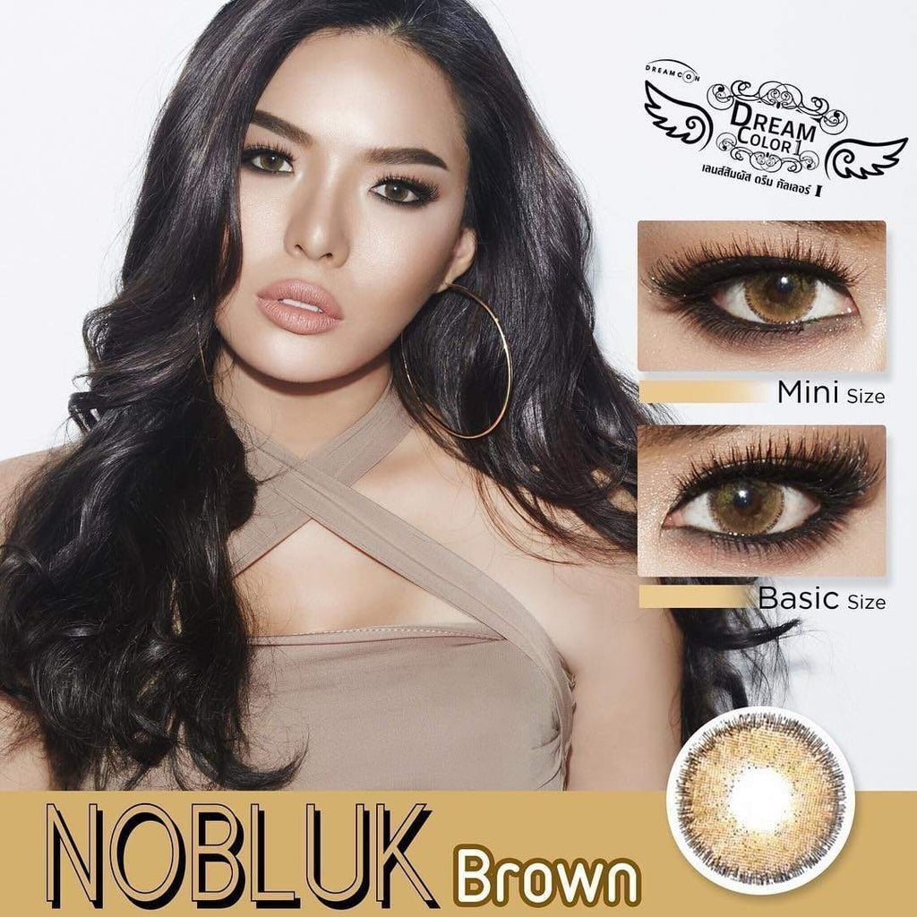 COLORED CONTACTS DREAM COLOR NO BLUK BROWN - Lens Beauty Queen