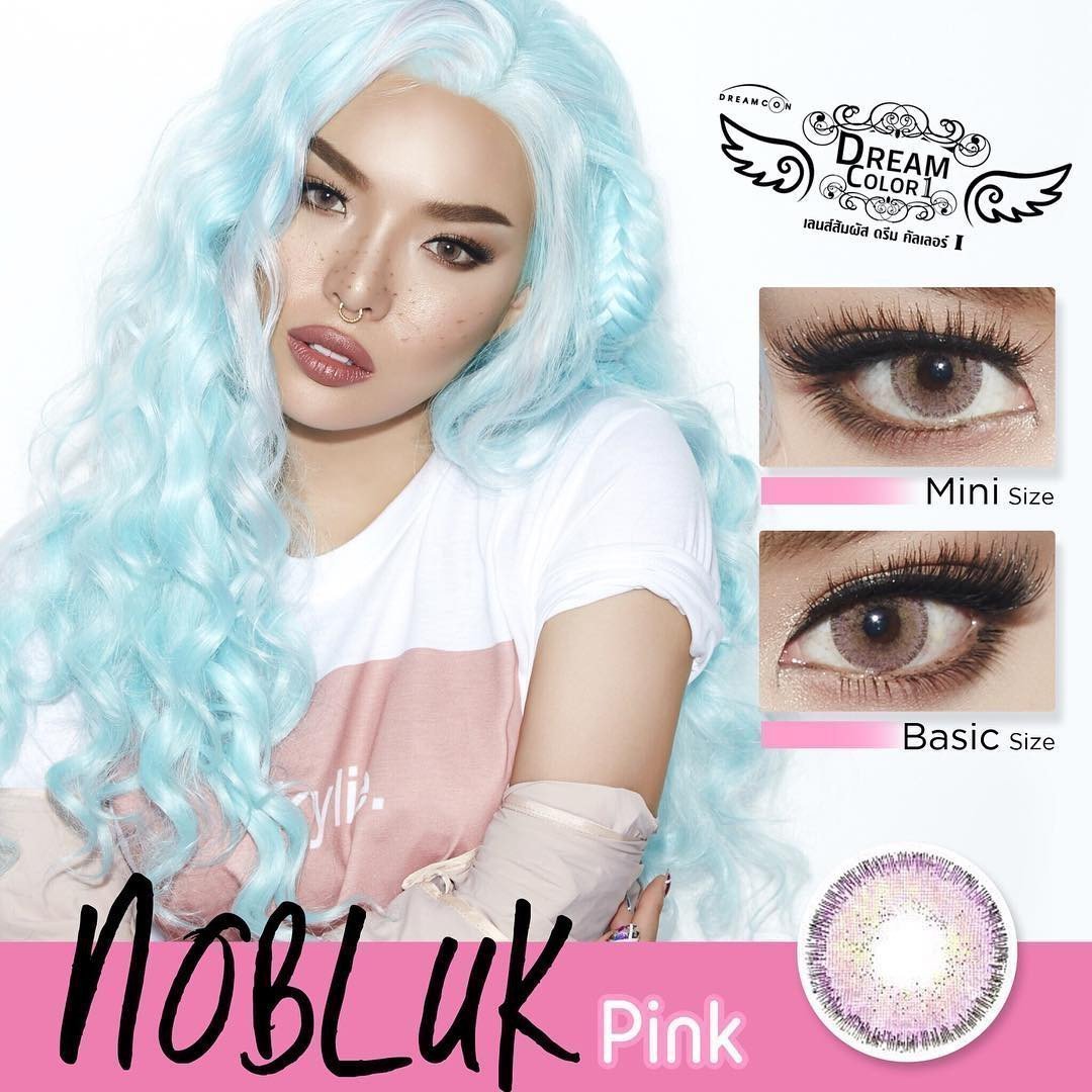COLORED CONTACTS DREAM COLOR NO BLUK PINK - Lens Beauty Queen