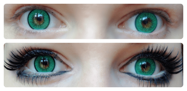 COLORED CONTACTS EOS BLYTHE EYE GREEN - Lens Beauty Queen