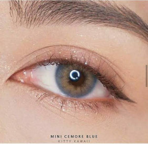 COLORED CONTACTS KITTY KAWAI MINI CEMORE BLUE