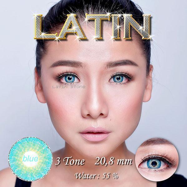 COLORED CONTACTS LATIN BLUE - Lens Beauty Queen