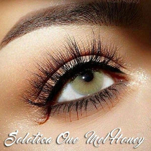 COLORED CONTACTS SOLOTICAONE MEL HONEY - Lens Beauty Queen
