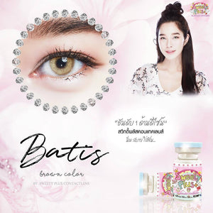 COLORED CONTACTS SWEETY BATIS BROWN - Lens Beauty Queen