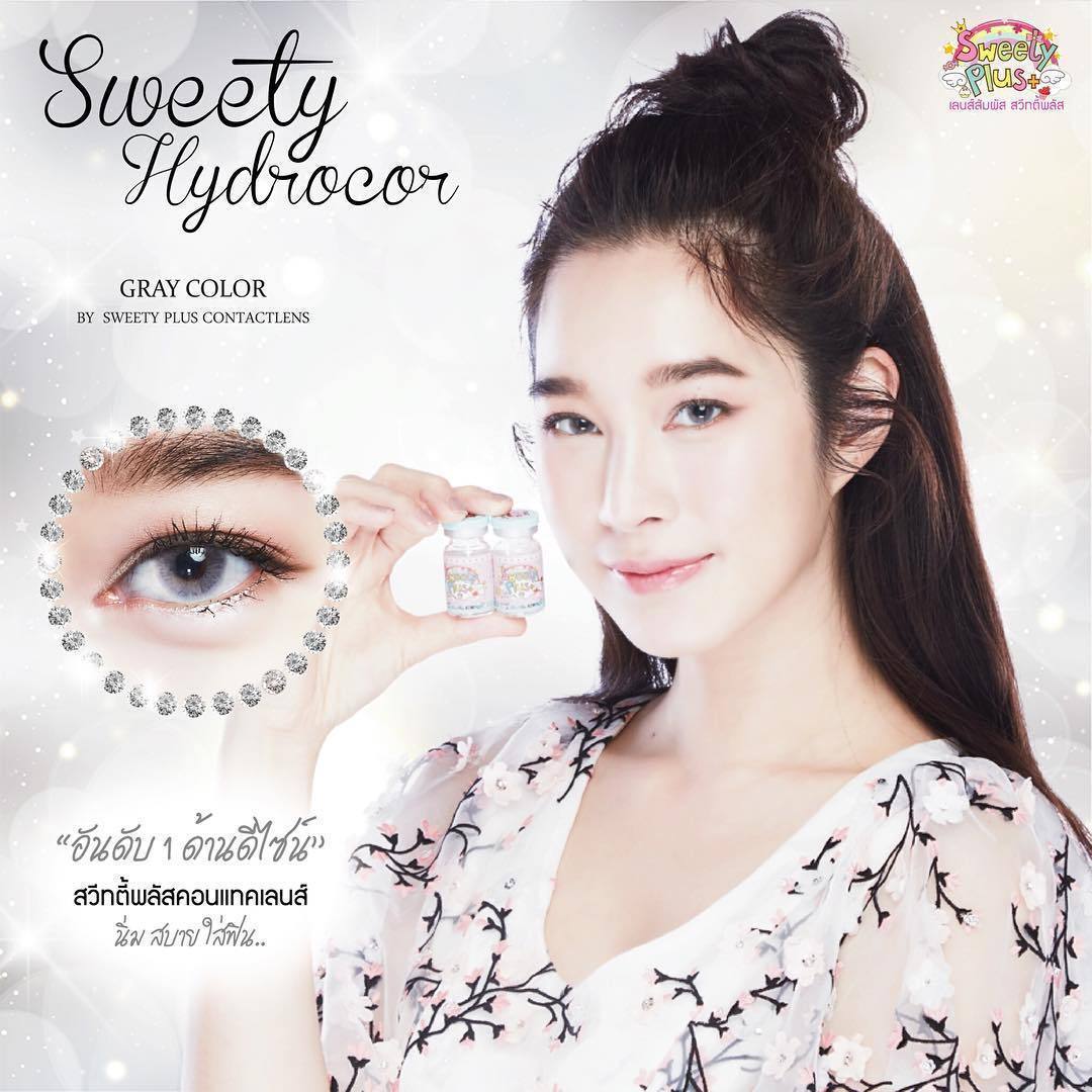 COLORED CONTACTS SWEETY HYDROCOR GRAY - Lens Beauty Queen