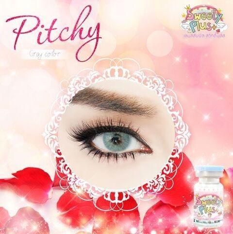 COLORED CONTACTS SWEETY PITCHY GRAY - Lens Beauty Queen